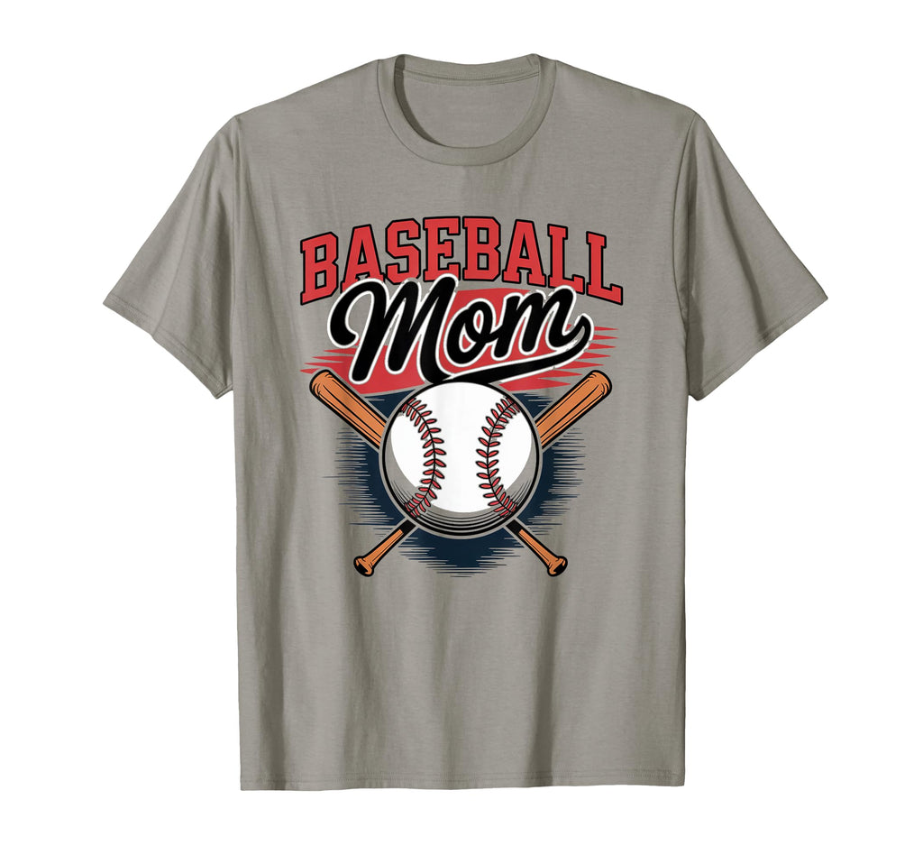 Baseball Mom Cheerleading Mama Cheer T-Shirt - Custom Art Print Men Women - T-Shirt, Sweatshirt, Hoodie