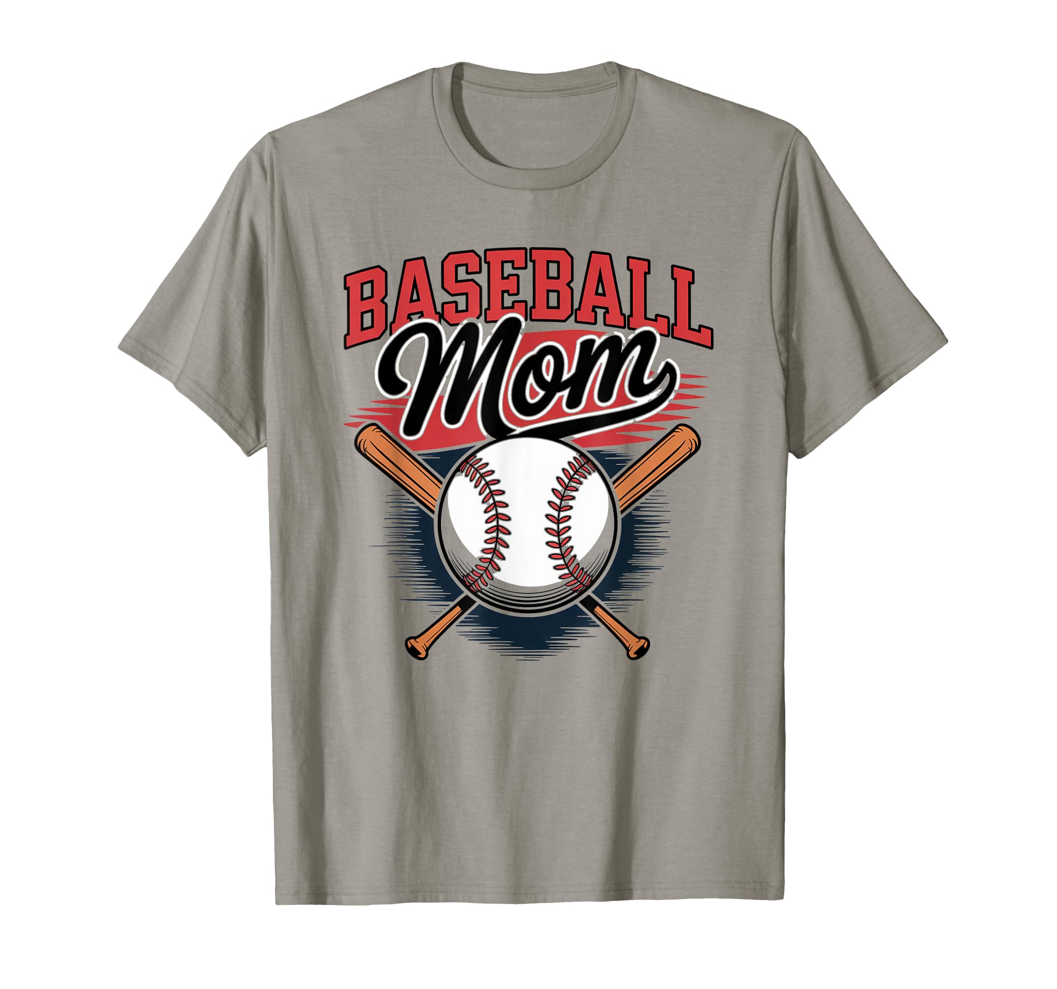 Baseball Mom Cheerleading Mama Cheer T-Shirt - Custom Art Print Men Women - T-Shirt, Sweatshirt, Hoodie