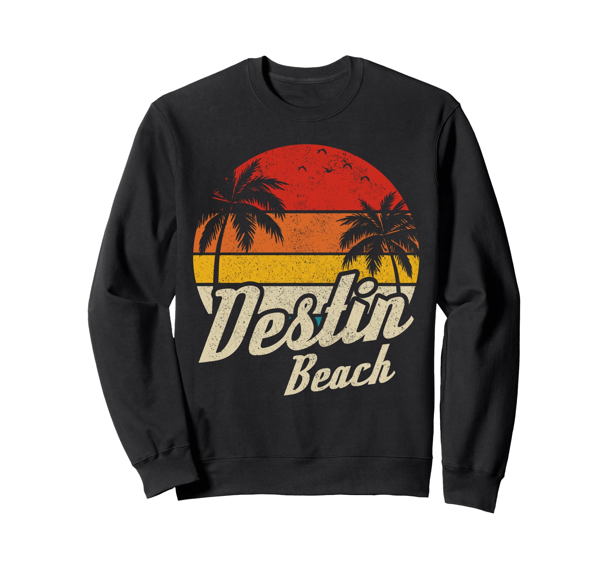 Destin Beach Florida Sunset Holiday Sweatshirt - Streetwear Style Unisex - T-Shirt, Sweatshirt, Hoodie