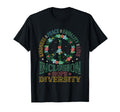 Diversity Equality Love Peace T-Shirt - Fun Novelty Design for Adults - T-Shirt, Sweatshirt, Hoodie