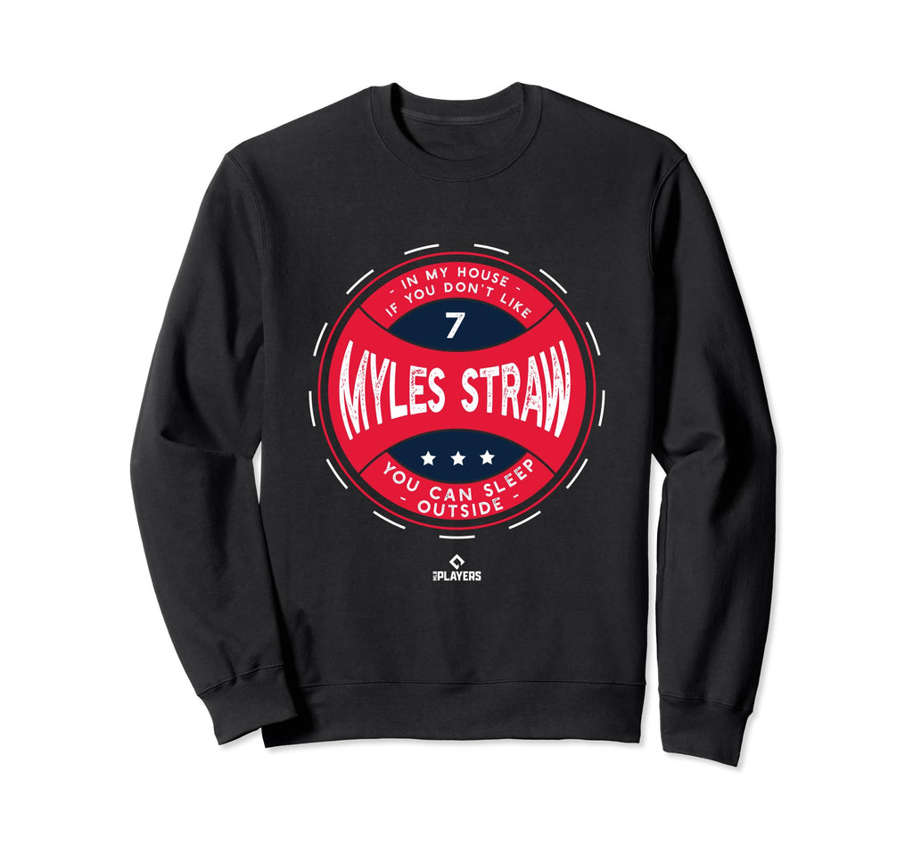 My House Myles Straw Mlbpa Sweatshirt - Minimalist Print Men Women - T-Shirt, Sweatshirt, Hoodie