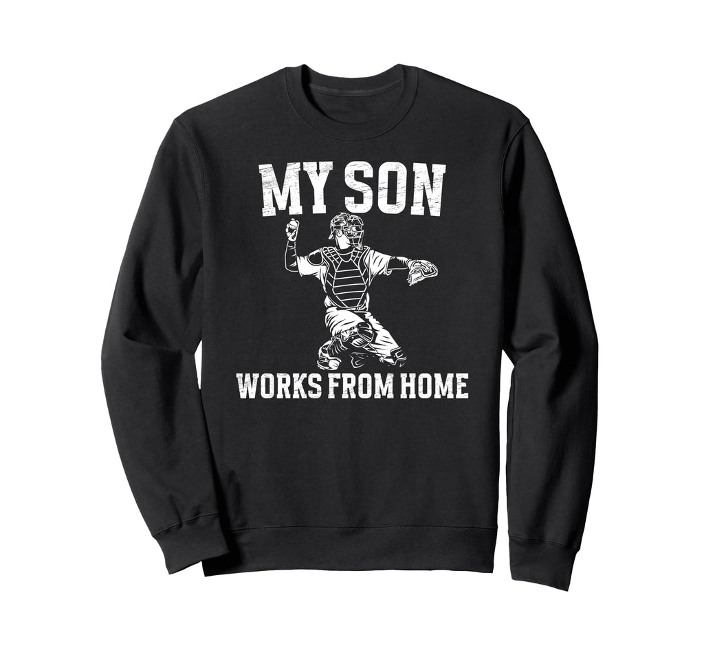 Baseball Catcher Dad Funny Baseball Sweatshirt - Unique Graphic for Adults - T-Shirt, Sweatshirt, Hoodie