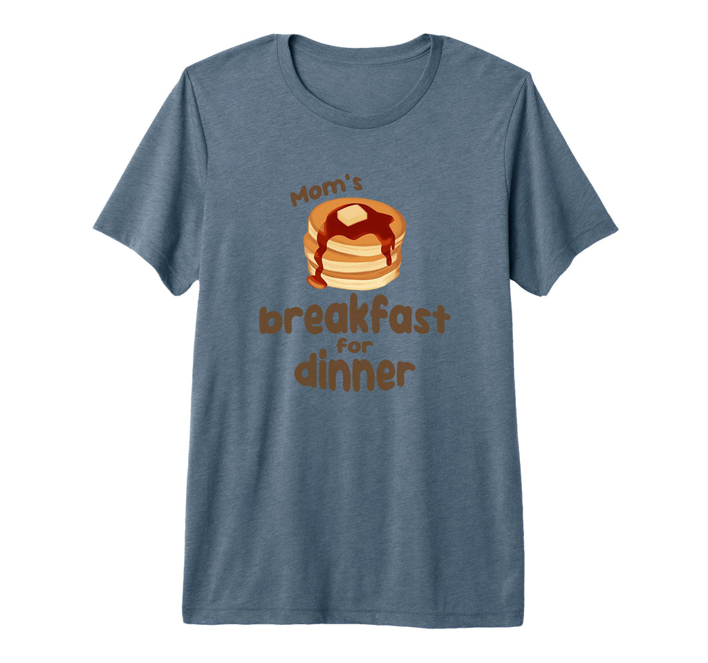 Moms Breakfast Dinner Pancakes Diner Tri T-Shirt - Graphic Print Men Women - T-Shirt, Sweatshirt, Hoodie
