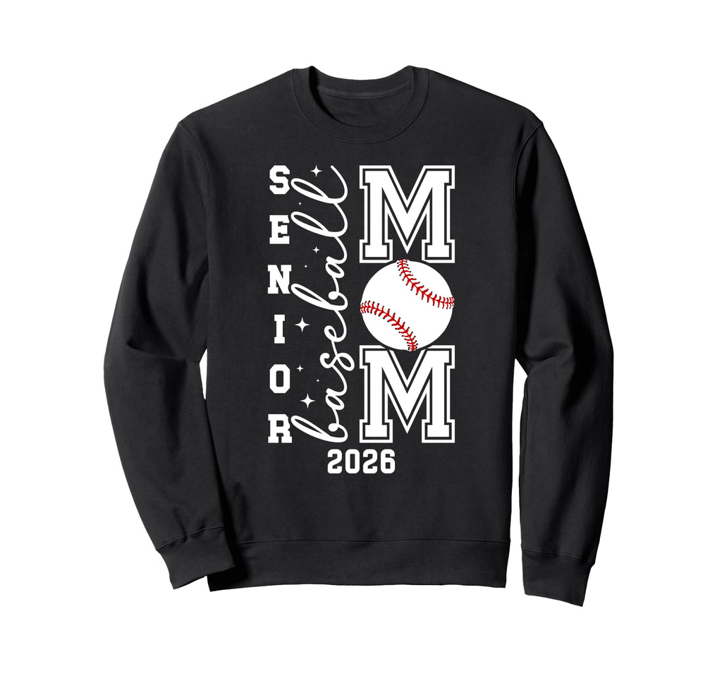 Baseball Senior Mom Senior Baseball Sweatshirt - Custom Art Print Unisex - T-Shirt, Sweatshirt, Hoodie