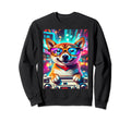 Shiba Inu Puppy Boom Box And Sweatshirt - Fun Novelty Design Men Women - T-Shirt, Sweatshirt, Hoodie