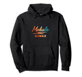 Mahalo Hawaii Distressed Hoodie - Custom Art Print Unisex - T-Shirt, Sweatshirt, Hoodie