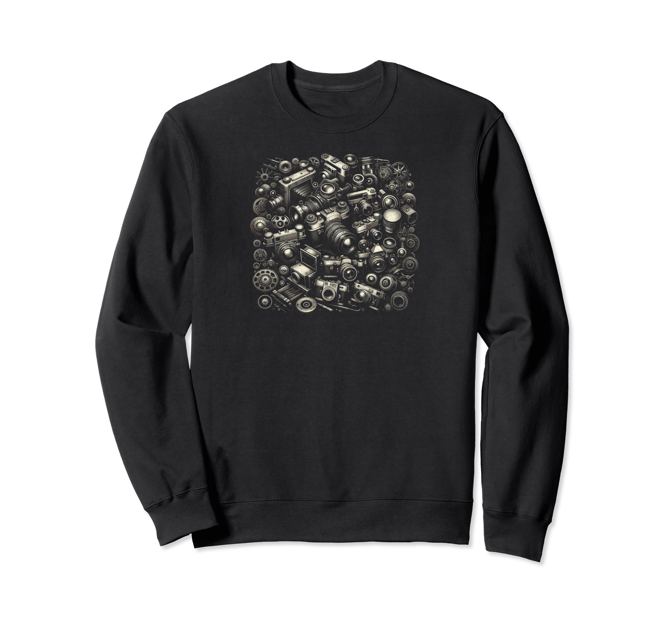 Shutter Time Travel Sweatshirt - Minimalist Print for Adults - T-Shirt, Sweatshirt, Hoodie