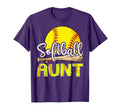 Softball Aunt Softball Player Game Day T-Shirt - Aesthetic Graphic Unisex - T-Shirt, Sweatshirt, Hoodie