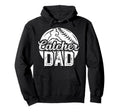 Baseball Catcher Dad Proud Baseball Hoodie - Custom Art Print Unisex - T-Shirt, Sweatshirt, Hoodie