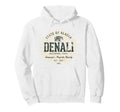 Denali National Park Hoodie - Minimalist Print Men Women - T-Shirt, Sweatshirt, Hoodie