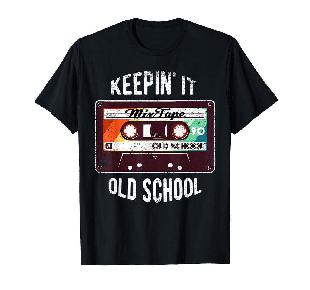 Old School Hip Hop 80S 90S Mixtape T-Shirt - Unique Graphic Men Women - T-Shirt, Sweatshirt, Hoodie