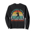 Baseball Papa Baseball Player Papa Sweatshirt - Streetwear Style for Adults - T-Shirt, Sweatshirt, Hoodie