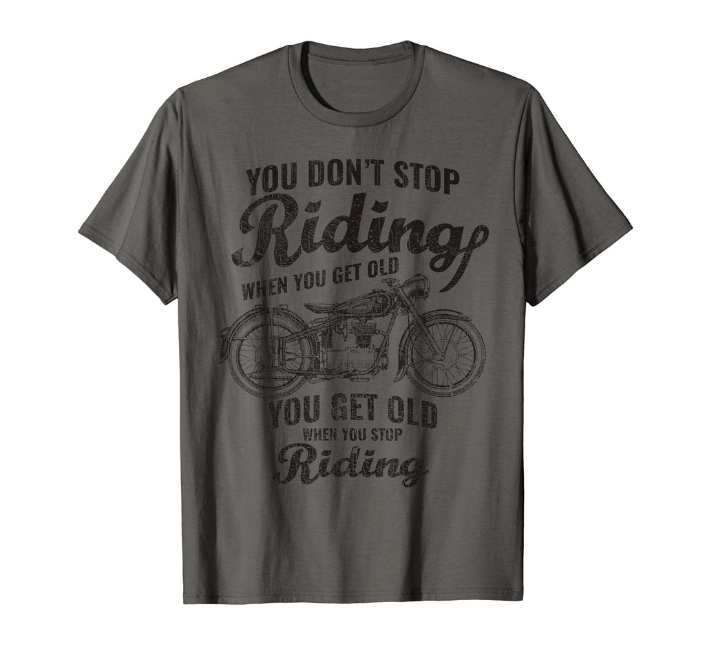 Distressed Motorcycle Biker Gift T-Shirt - Aesthetic Graphic for Adults - T-Shirt, Sweatshirt, Hoodie