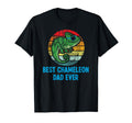 Best Chameleon Dad Ever Sunset T-Shirt - Casual Everyday Wear for Adults - T-Shirt, Sweatshirt, Hoodie