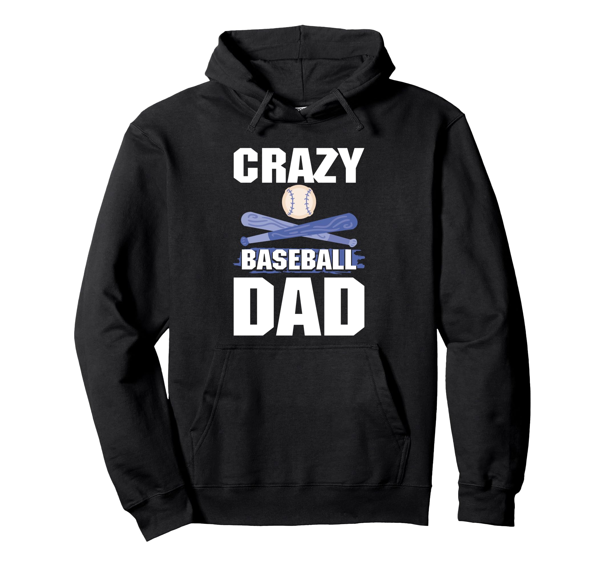 Fathers Day Baseball Dad Parent Hoodie - Casual Everyday Wear for Adults - T-Shirt, Sweatshirt, Hoodie