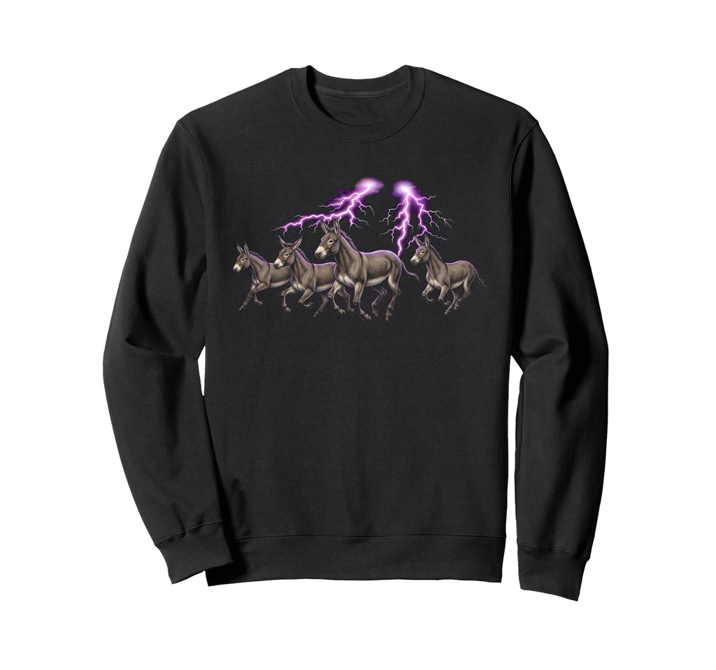 Donkey 90S Funny Donkey 80S Farm Sweatshirt - Fun Novelty Design Men Women - T-Shirt, Sweatshirt, Hoodie