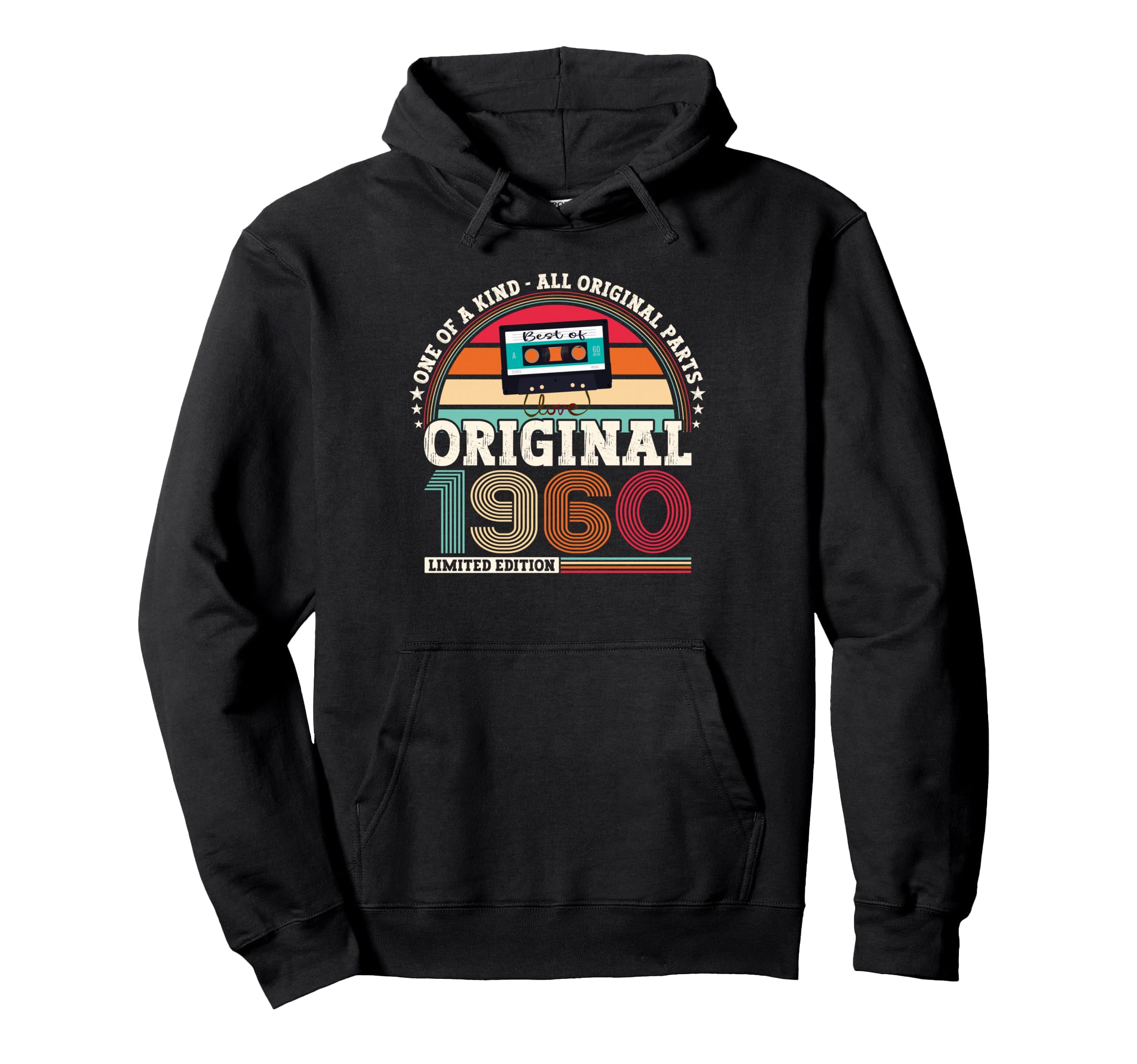Original 1960 Legendary 66Th Hoodie - Casual Everyday Wear for Adults - T-Shirt, Sweatshirt, Hoodie