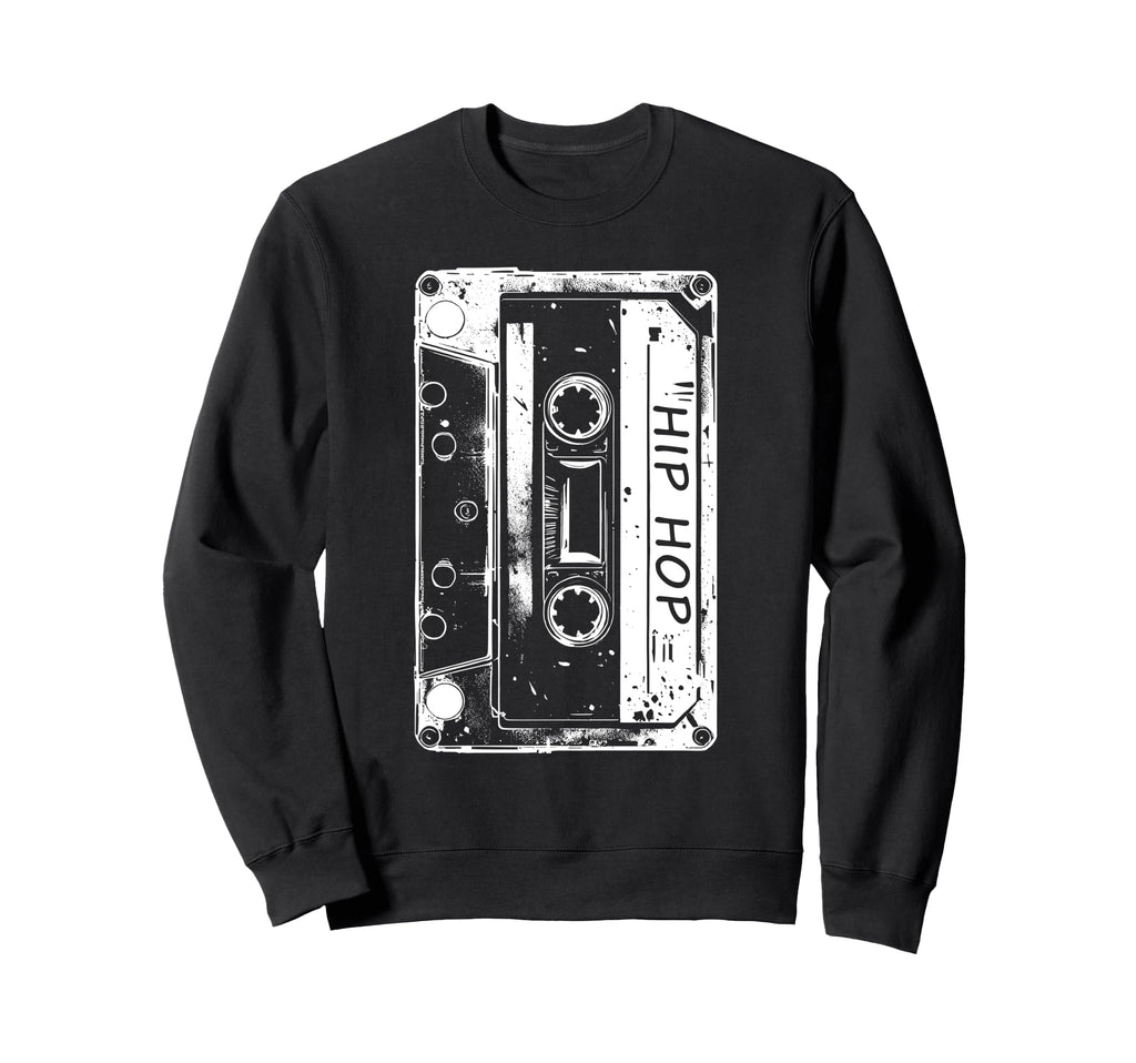 Cassette Tape Hip Hop 80S 90S Grunge Sweatshirt - Graphic Print for Adults - T-Shirt, Sweatshirt, Hoodie
