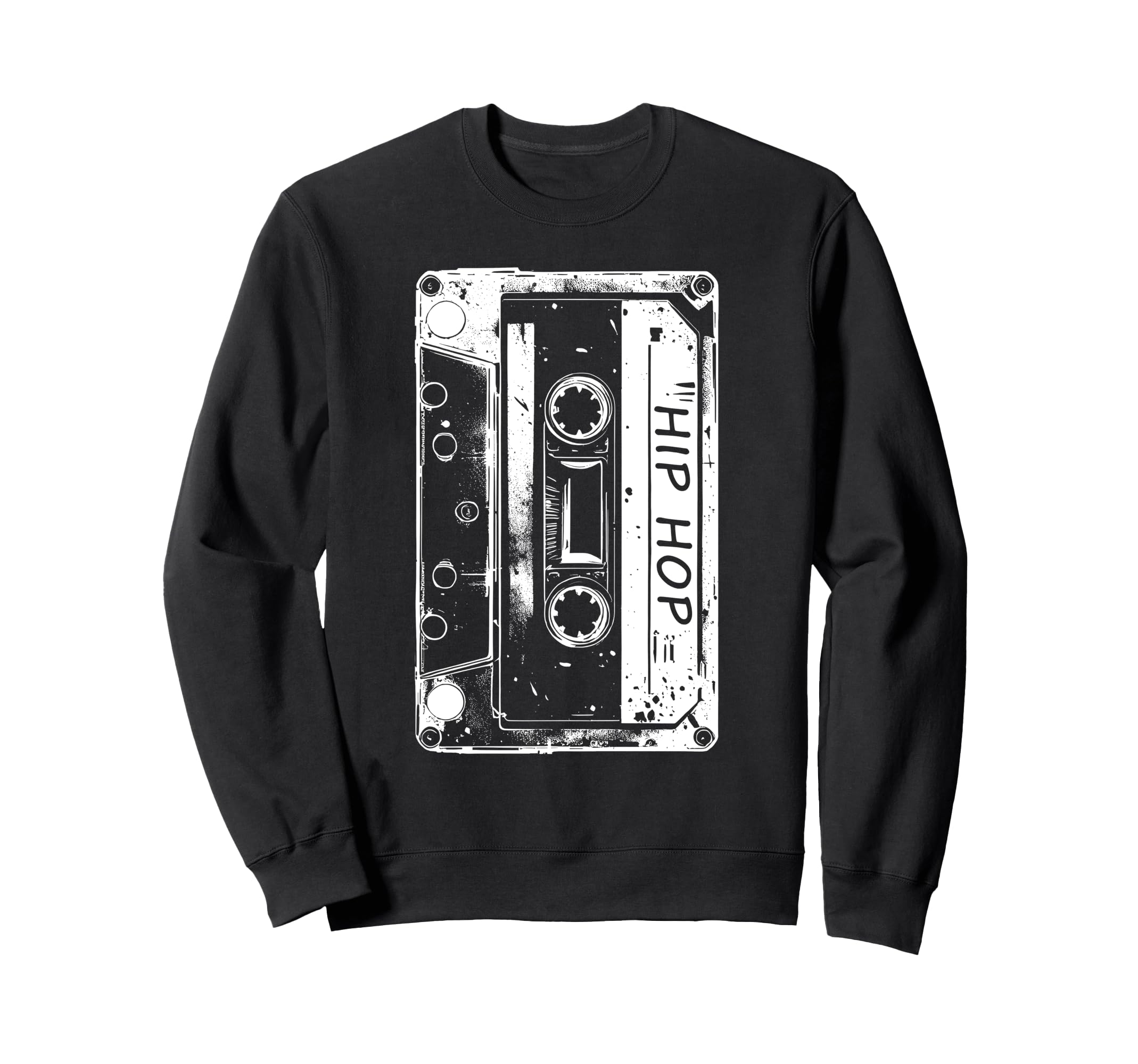 Cassette Tape Hip Hop 80S 90S Grunge Sweatshirt - Graphic Print for Adults - T-Shirt, Sweatshirt, Hoodie