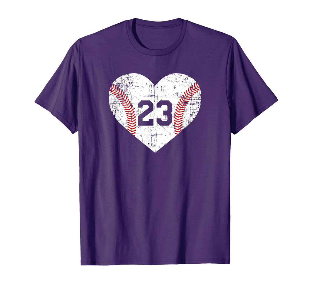 Baseball 23 Jersey Number T-Shirt - Fun Novelty Design Unisex - T-Shirt, Sweatshirt, Hoodie