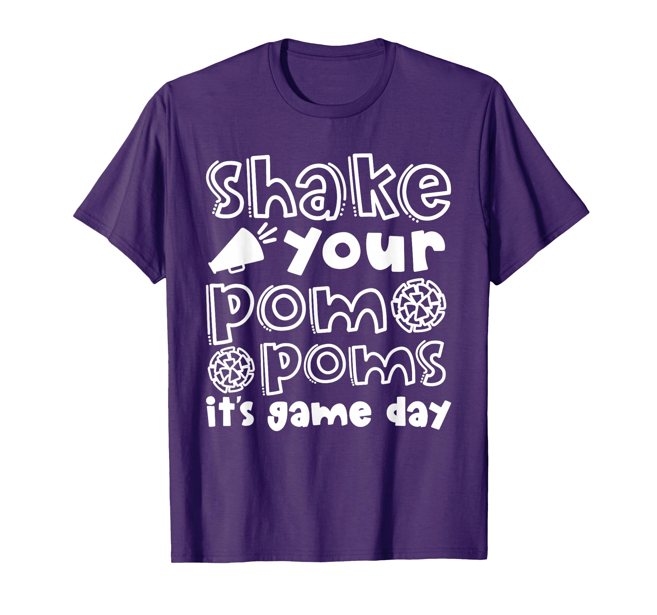 Shake Your Pom Poms Its Game Day T-Shirt - Custom Art Print for Adults - T-Shirt, Sweatshirt, Hoodie