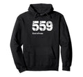 559 Made Fresno Distressed Hoodie - Minimalist Print for Adults - T-Shirt, Sweatshirt, Hoodie