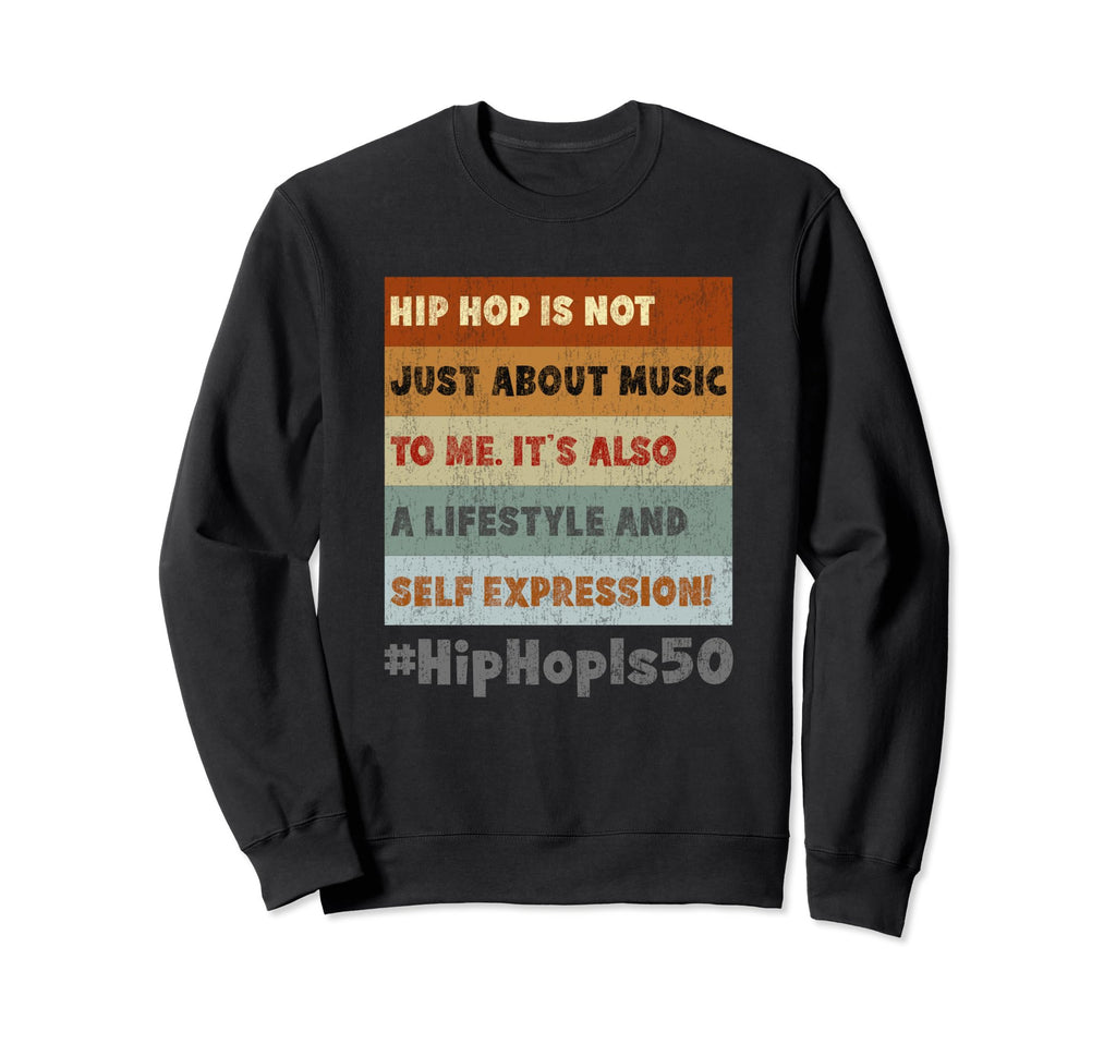 Old School Hip Hop Music Fan Sweatshirt - Casual Everyday Wear for Adults - T-Shirt, Sweatshirt, Hoodie
