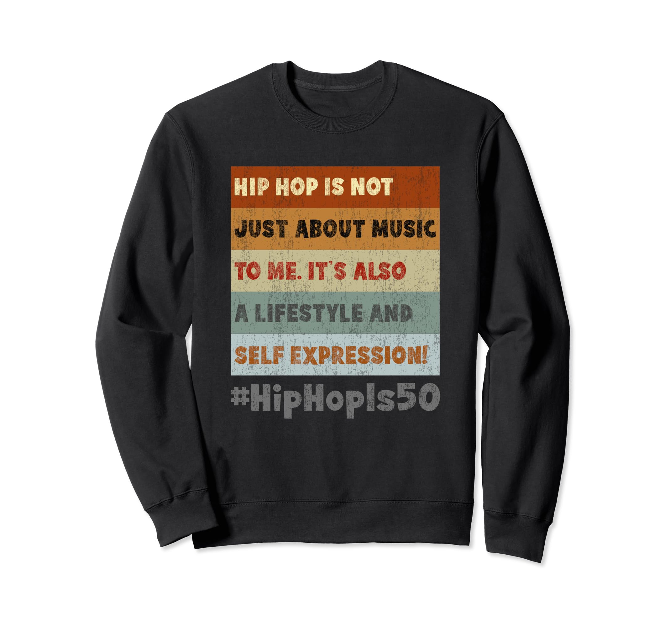 Old School Hip Hop Music Fan Sweatshirt - Casual Everyday Wear for Adults - T-Shirt, Sweatshirt, Hoodie
