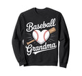 Heart Ball Bat Baseball Grandma Sweatshirt - Streetwear Style Unisex - T-Shirt, Sweatshirt, Hoodie