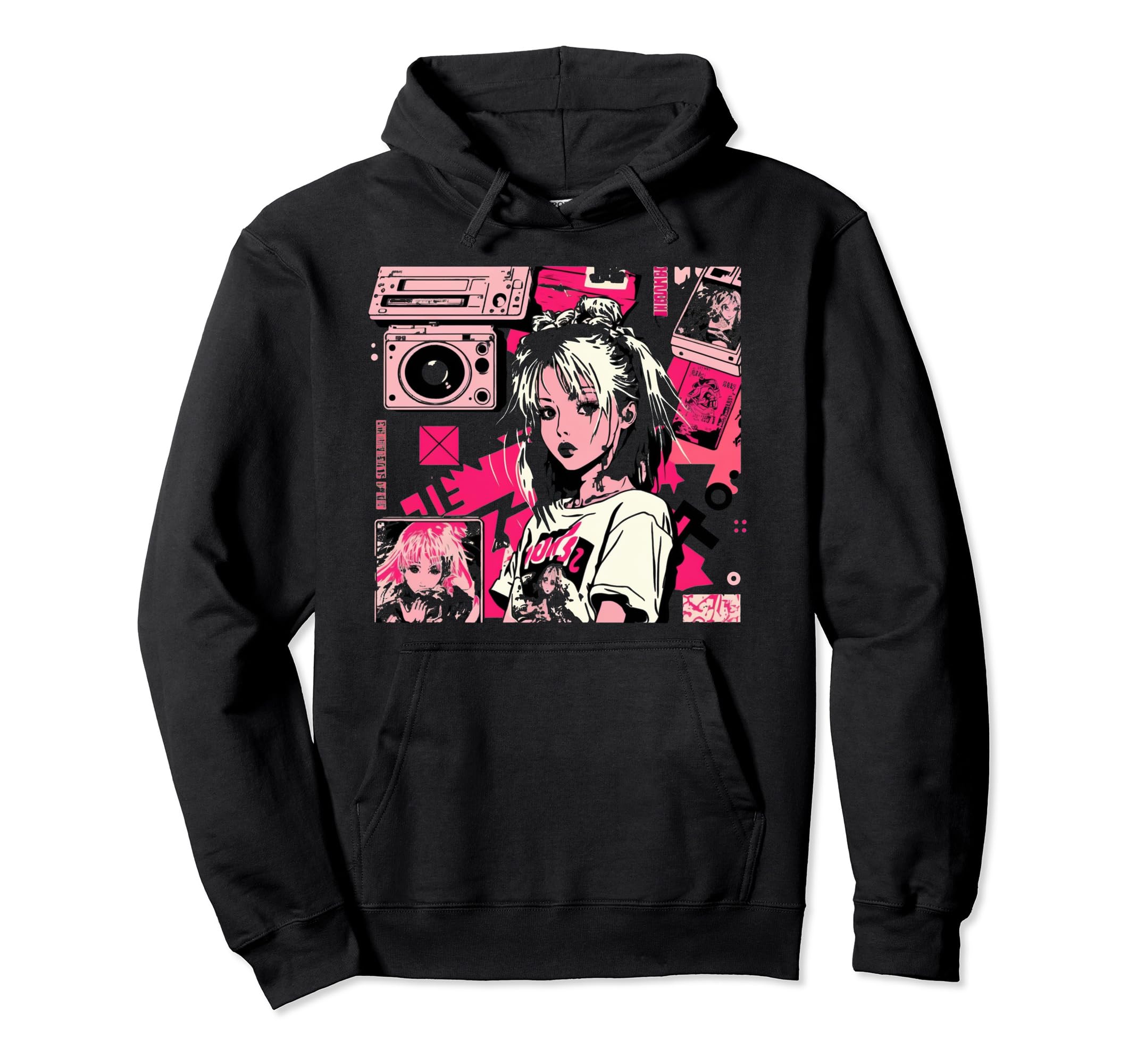 Vaporwave Aesthetic 90S Egirl Japanese Hoodie - Fun Novelty Design Unisex - T-Shirt, Sweatshirt, Hoodie