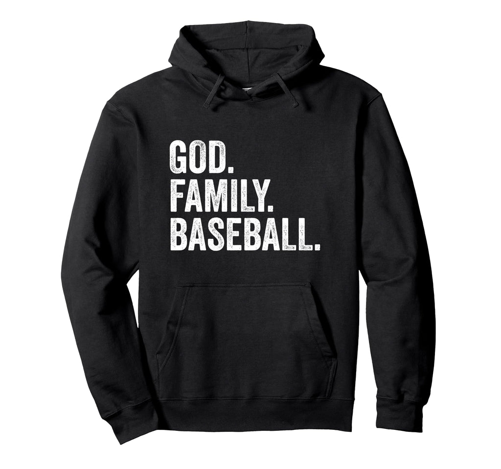 God Family Baseball Hoodie - Casual Everyday Wear Men Women - T-Shirt, Sweatshirt, Hoodie