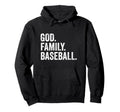God Family Baseball Hoodie - Casual Everyday Wear Men Women - T-Shirt, Sweatshirt, Hoodie