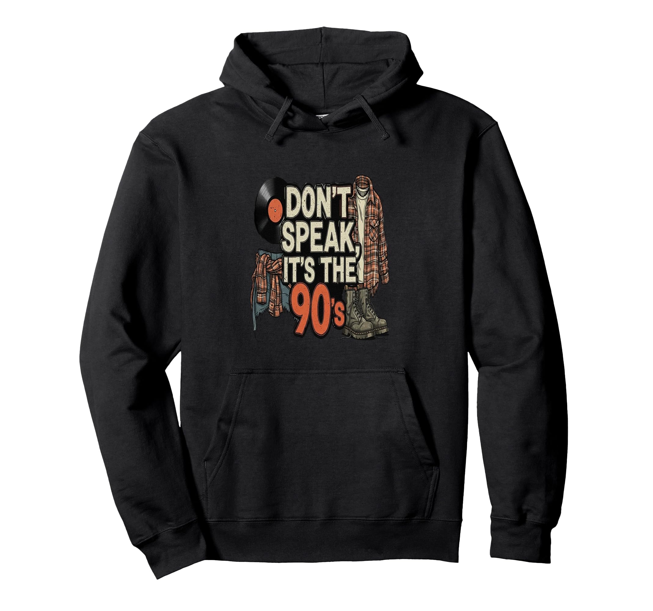 Funny 1990S Teenager Joke Grunge Era Hoodie - Fun Novelty Design Unisex - T-Shirt, Sweatshirt, Hoodie