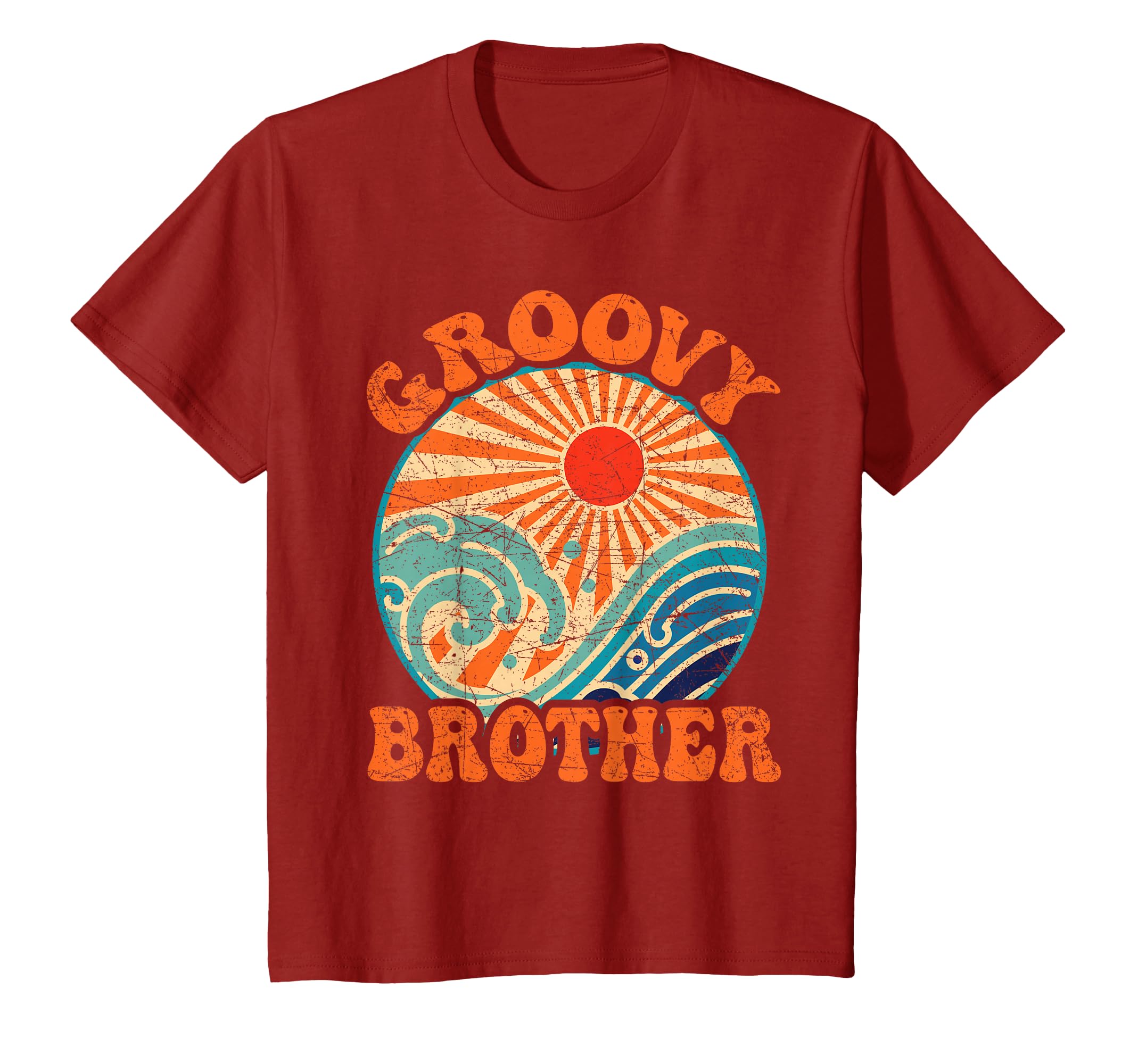 Groovy Brother 70S Aesthetic Nostalgia T-Shirt - Trendy Graphic for Adults - T-Shirt, Sweatshirt, Hoodie