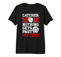 Baseball Catcher Mom Proud Mama Baseball T-Shirt - Trendy Graphic Unisex - T-Shirt, Sweatshirt, Hoodie