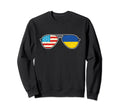 Usa Ukraine Flags Joe Bidens Sweatshirt - Streetwear Style Unisex - T-Shirt, Sweatshirt, Hoodie