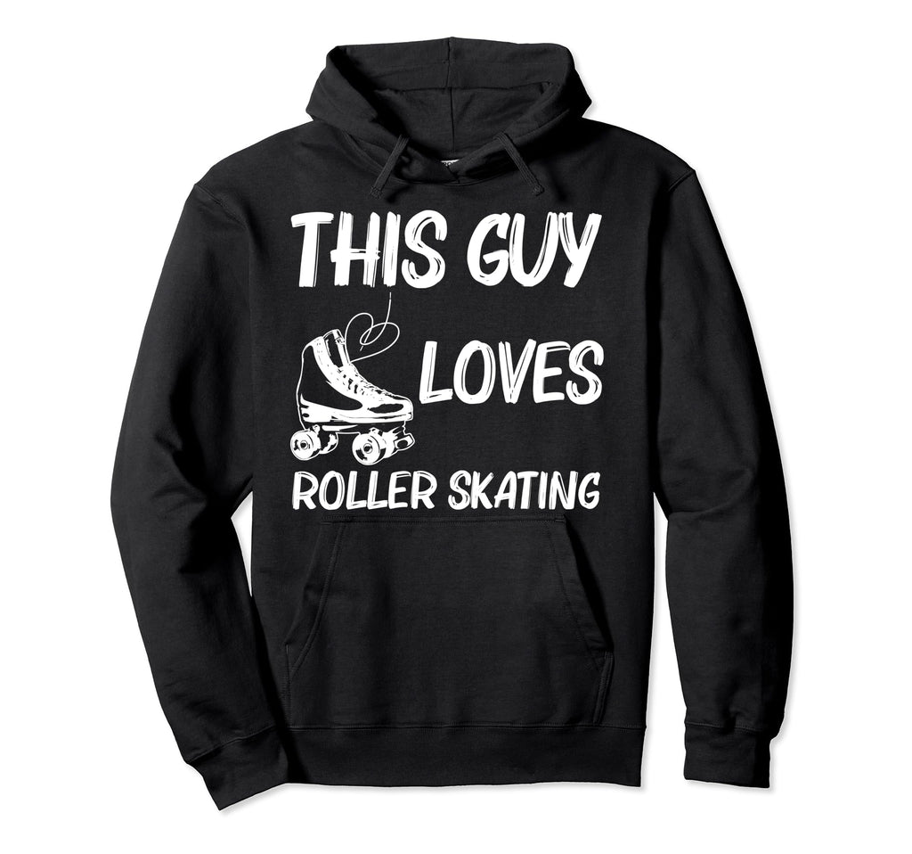Roller Skating Dad Disco Derby Skates Hoodie - Fun Novelty Design Unisex - T-Shirt, Sweatshirt, Hoodie