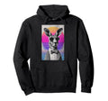Funny Kangaroo Bow Tie 80S Synthwave Hoodie - Trendy Graphic Unisex - T-Shirt, Sweatshirt, Hoodie