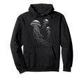 Jellyfish Gothic Sea Ocean Animal Hoodie - Custom Art Print Men Women - T-Shirt, Sweatshirt, Hoodie