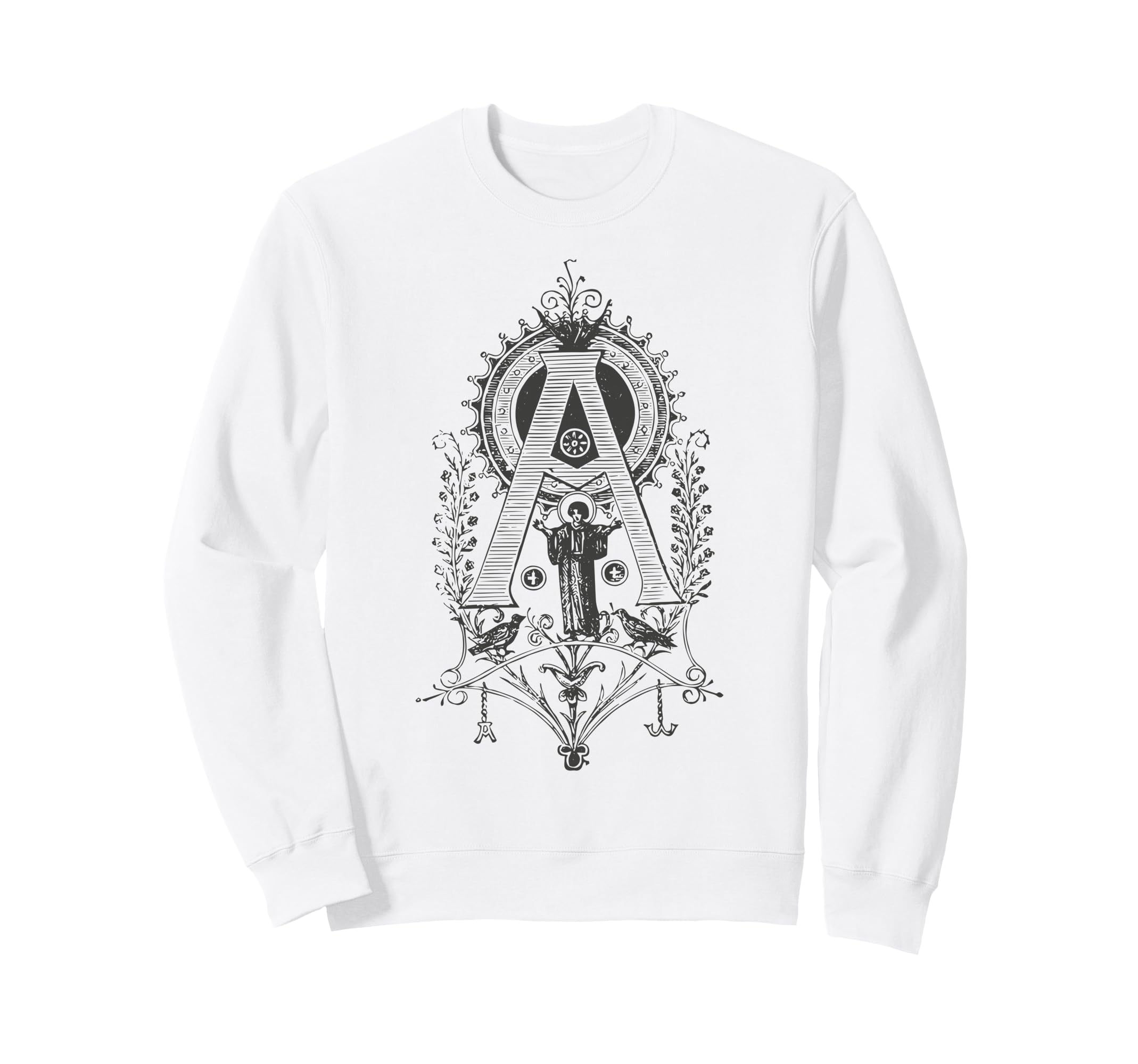 Alpha And Omega Catholic Art Sweatshirt - Novelty Apparel Men Women - T-Shirt, Sweatshirt, Hoodie