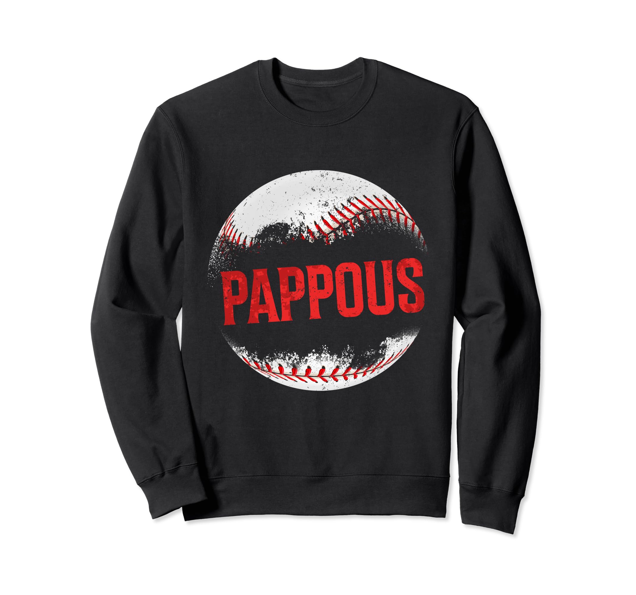 Baseball Pappous Happy Fathers Sweatshirt - Aesthetic Graphic for Adults - T-Shirt, Sweatshirt, Hoodie