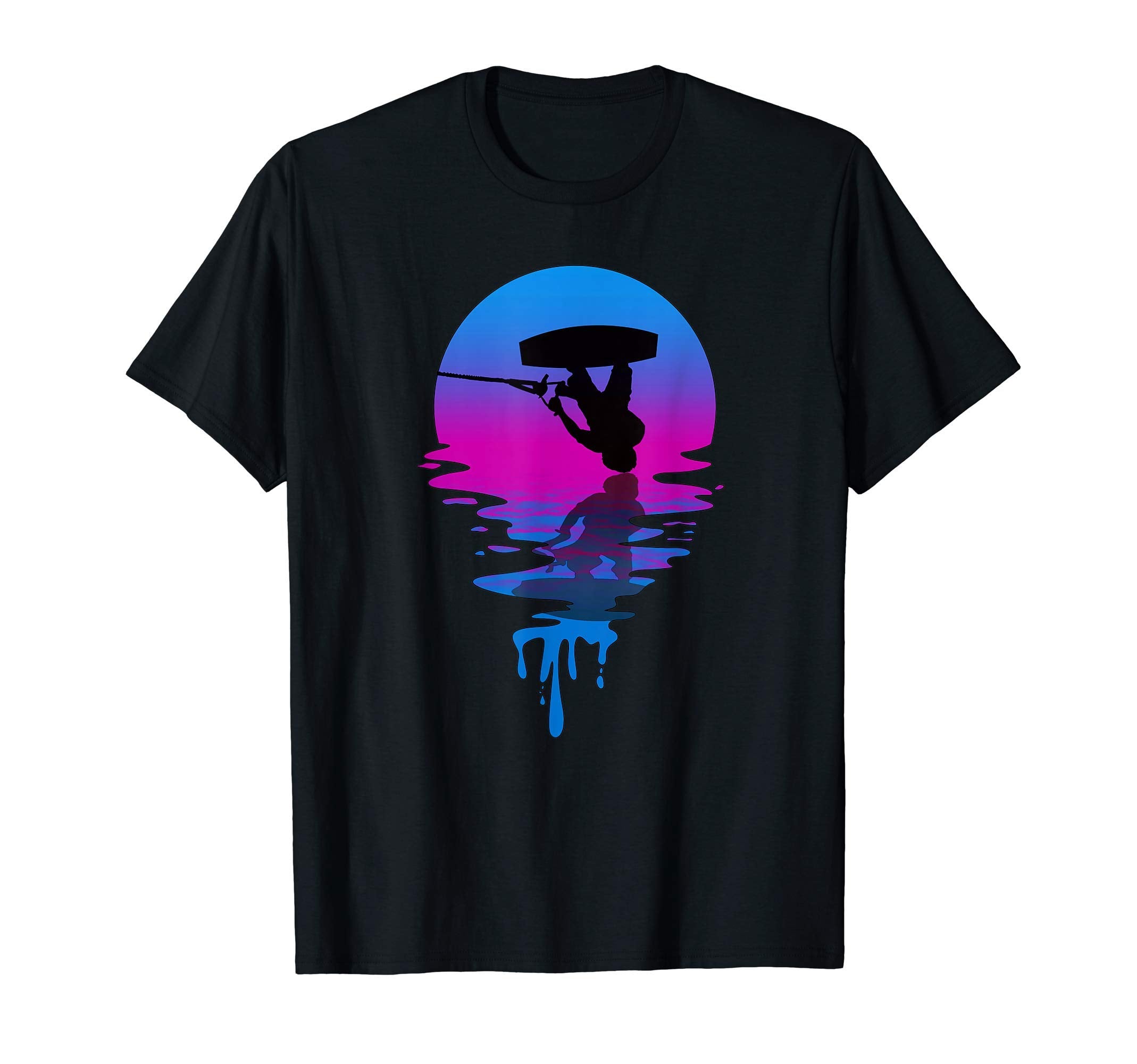 Sunset Wakeboarding T-Shirt - Unique Graphic Unisex - T-Shirt, Sweatshirt, Hoodie