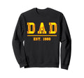 Dad Est 1980 Funny Sports Year Sweatshirt - Graphic Print for Adults - T-Shirt, Sweatshirt, Hoodie