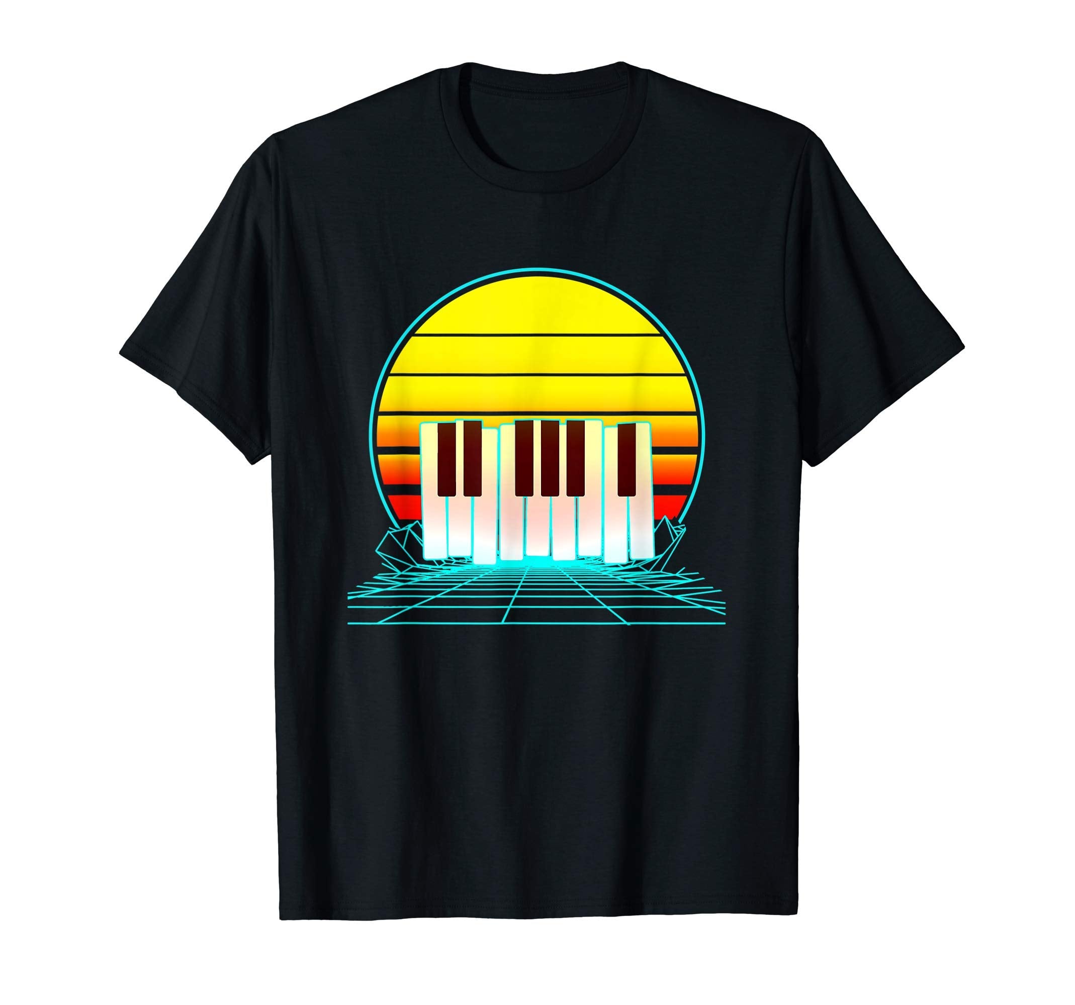 Sunset Piano T-Shirt - Fun Novelty Design Unisex - T-Shirt, Sweatshirt, Hoodie
