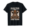 Rizz Em Tism Funny Cowboy Frog Autistic T-Shirt - Trendy Graphic Unisex - T-Shirt, Sweatshirt, Hoodie