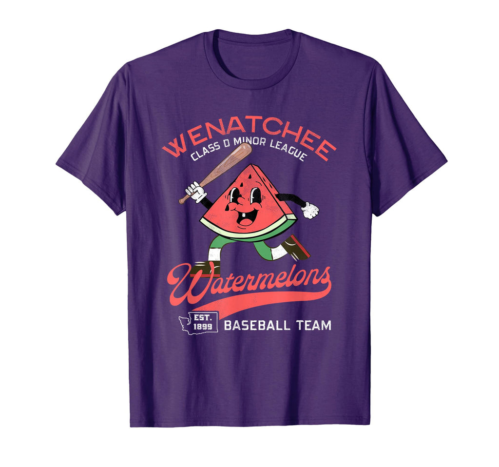 Wenatchee Watermelons Minor League T-Shirt - Minimalist Print Men Women - T-Shirt, Sweatshirt, Hoodie