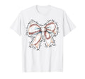 Game Day Baseball Bow Coquette Sports T-Shirt - Novelty Apparel Unisex - T-Shirt, Sweatshirt, Hoodie