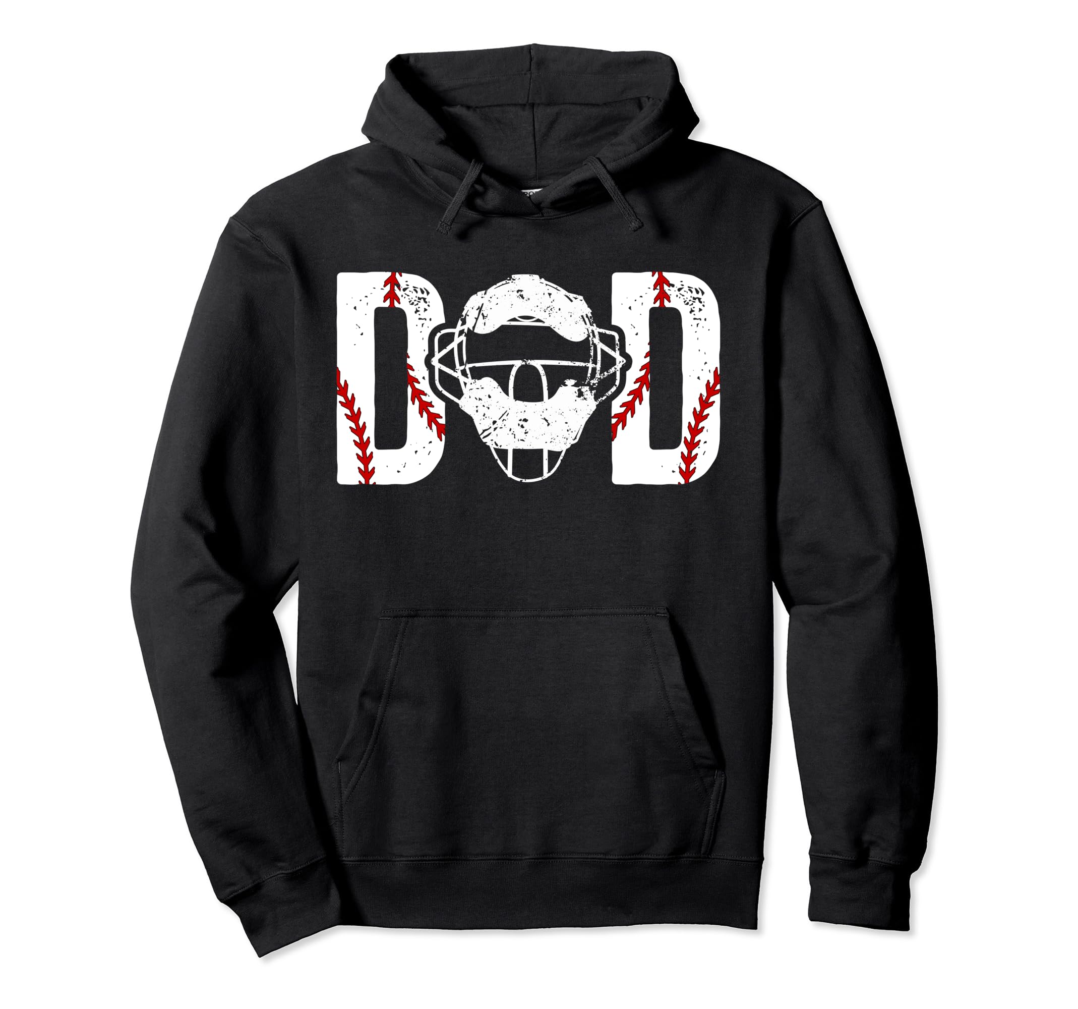 Dad Baseball Catcher Father Baseball Hoodie - Novelty Apparel Unisex - T-Shirt, Sweatshirt, Hoodie