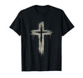 Grunge Christian Cross T-Shirt - Casual Everyday Wear for Adults - T-Shirt, Sweatshirt, Hoodie