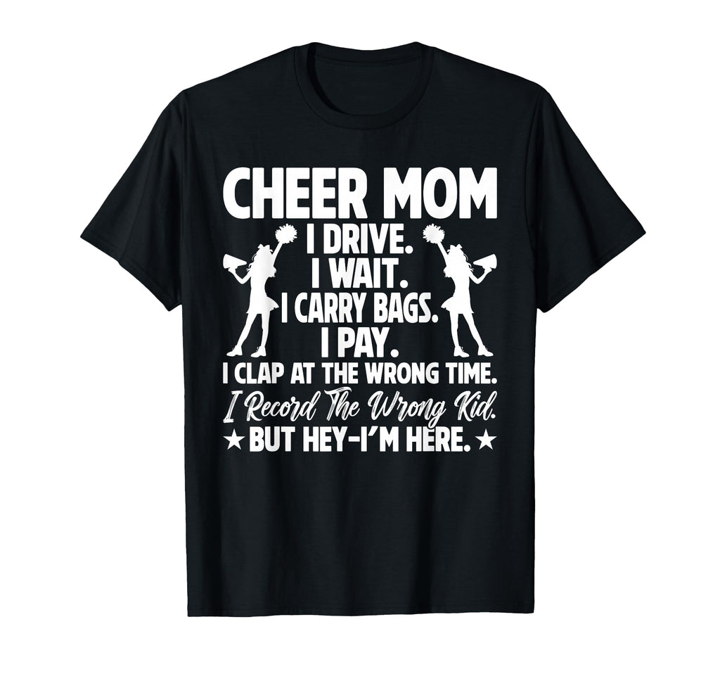 Cheer Mom Funny Mothers Day Cheerleader T-Shirt - Minimalist Print Unisex - T-Shirt, Sweatshirt, Hoodie